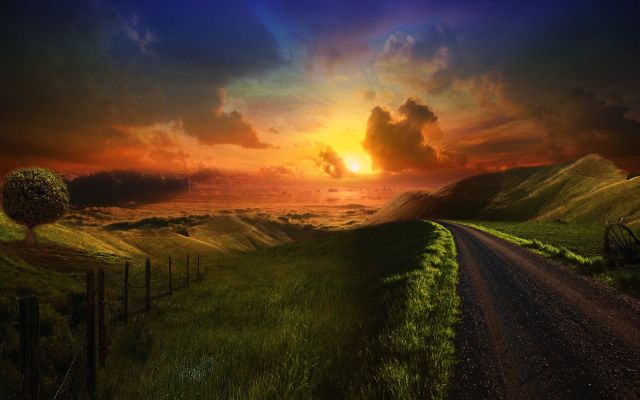 road_sunset-wide